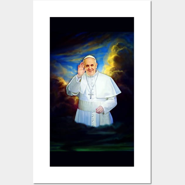 Pope Francis Wall Art by doniainart